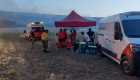 El incendio en Talarrubias sigue activo y en nivel 1 de peligrosidad con amplio despliegue de medios