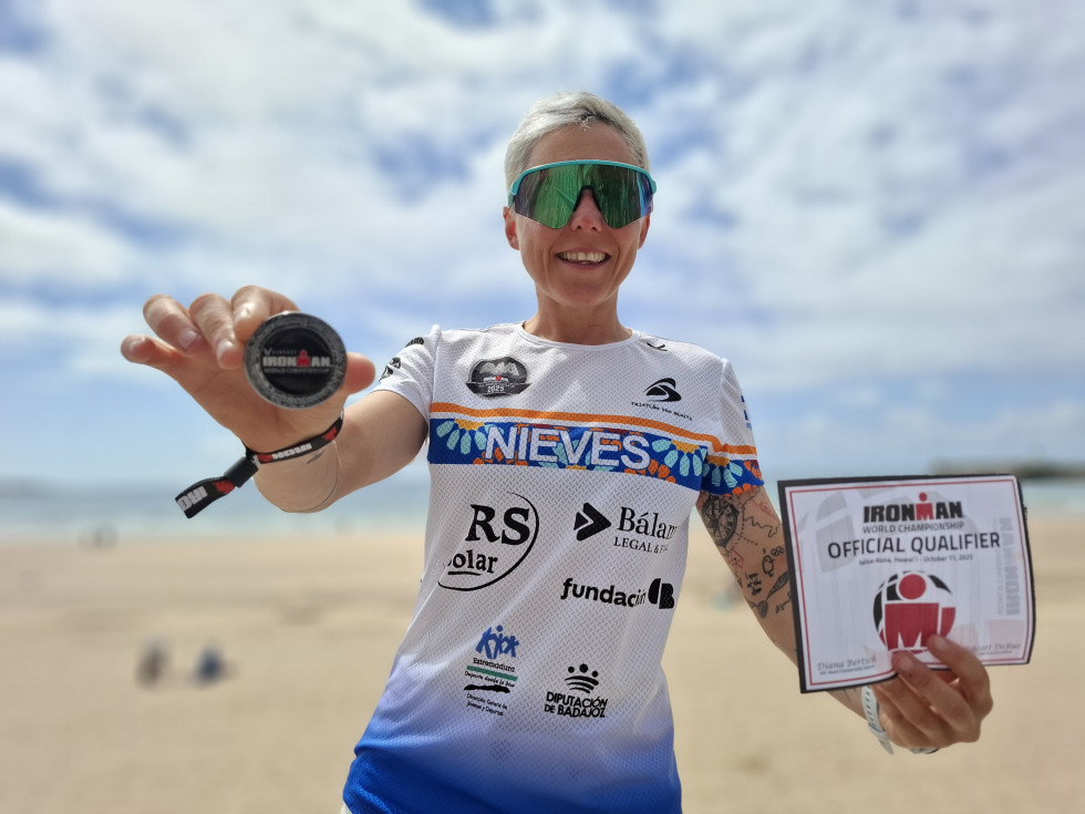La extremeña, Nieves Gemio, consigue clasificarse al Mundial Ironman de Kona