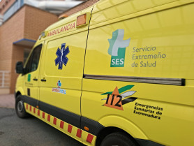Accidente de tráfico en Jaraíz de la Vera con un motorista herido
