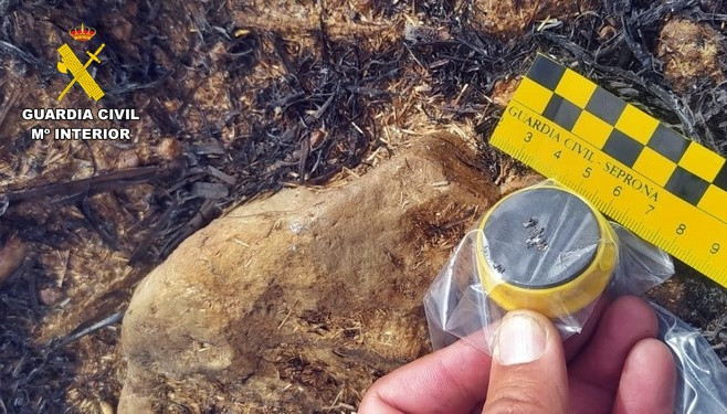 Una cosechadora originó el incendio que afectó a 100 hectáreas en Monterrubio de la Serena