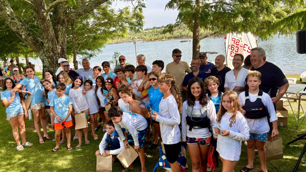 Sierra de Gata acoge la Copa de España de Aguas Interiores de vela clase optimist