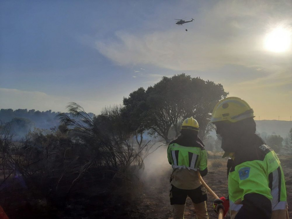 Controlado el incendio declarado entre Malpartida de Plasencia y Plasencia