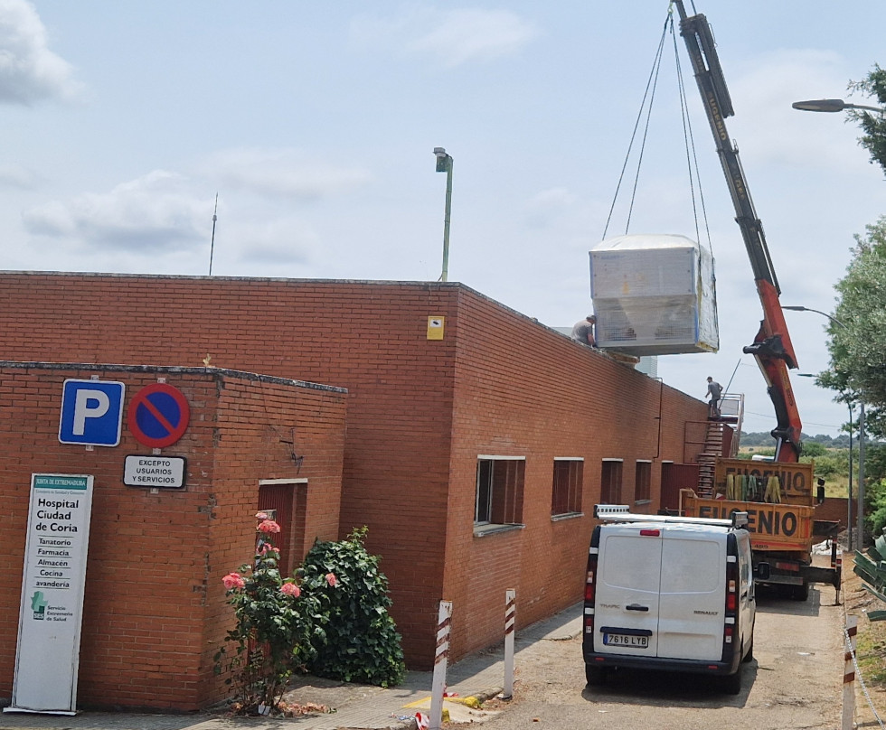 El SES acaba con los problemas de temperatura en la lavandería del Hospital Ciudad de Coria
