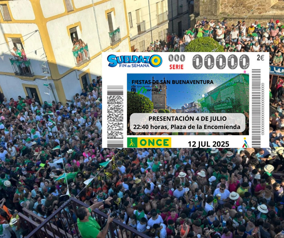 Moraleja será protagonista del cupón de la ONCE por San Buenaventura