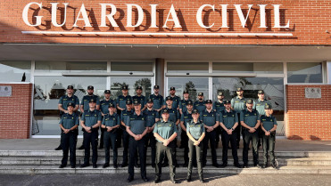 23 guardias civiles se incorporan a unidades territoriales de la provincia de Cáceres