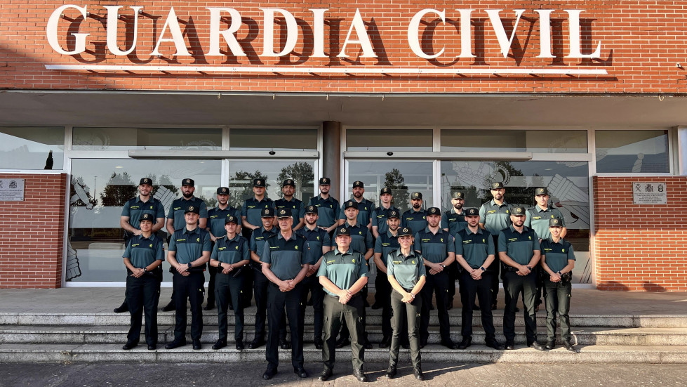 23 guardias civiles se incorporan a unidades territoriales de la provincia de Cáceres