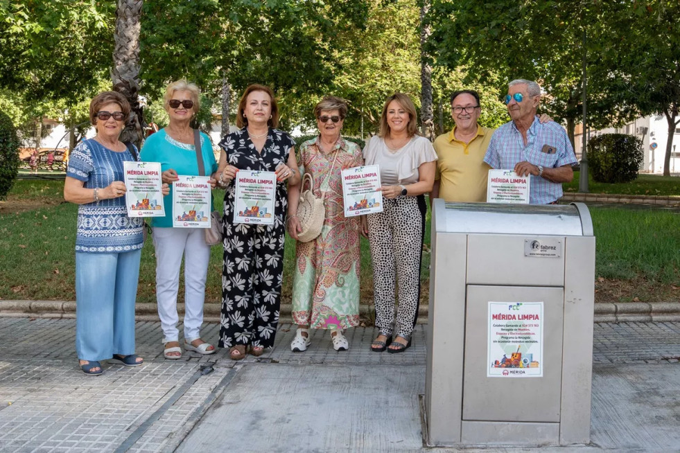 Mérida lanza una campaña para mejorar el uso del servicio gratuito de recogida de enseres