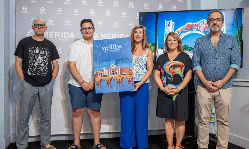 Este será el cartel que anunciará la Feria de Mérida