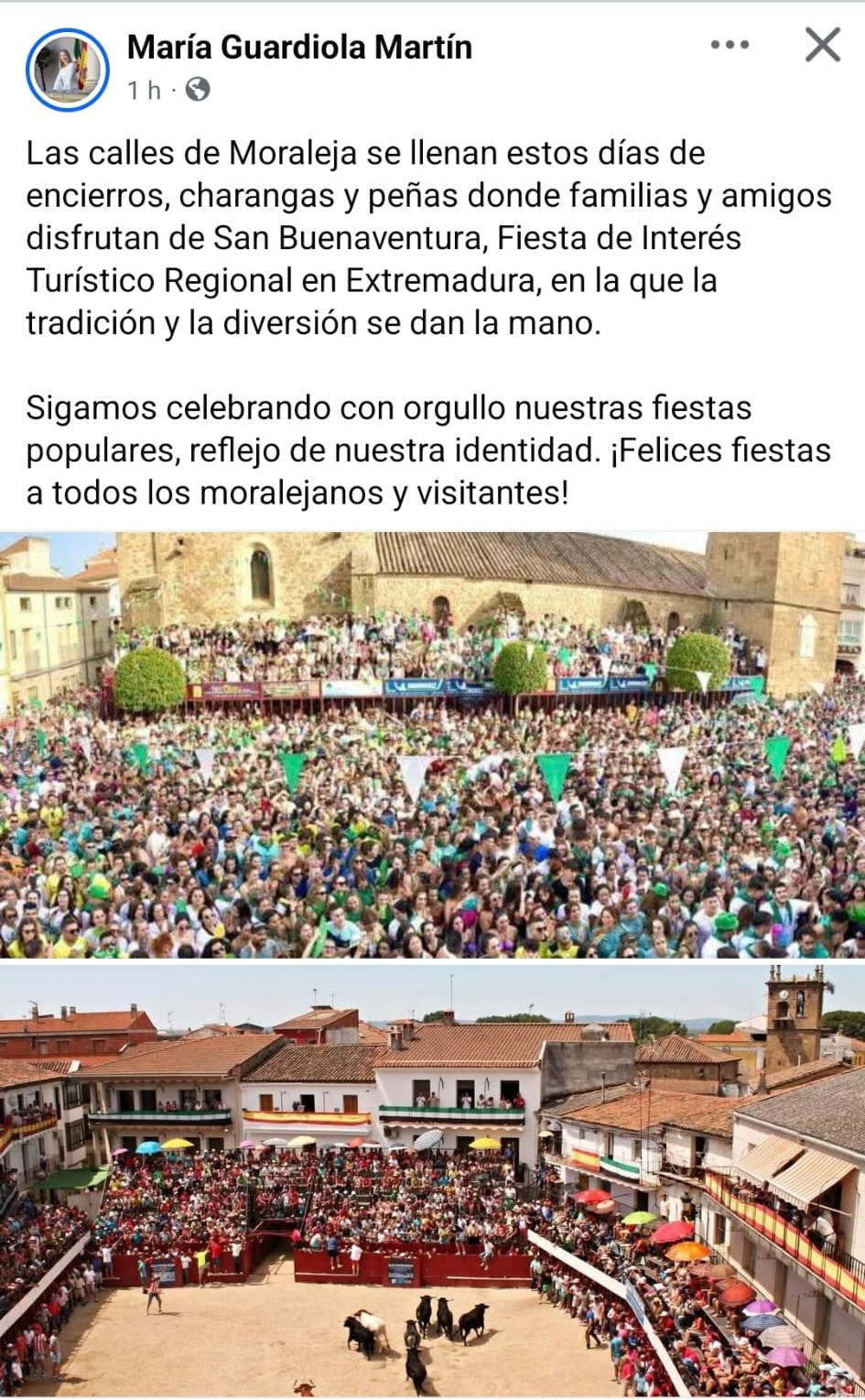 Maria guardiola, Pregu00f3n,