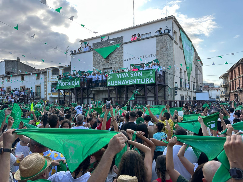 Así se vivió en Moraleja el inicio de San Buenaventura