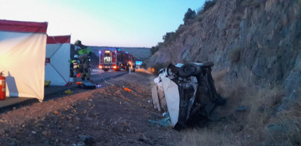 Muere un hombre de 55 años al salirse de la vía en la A-5 a la altura de Jaraicejo