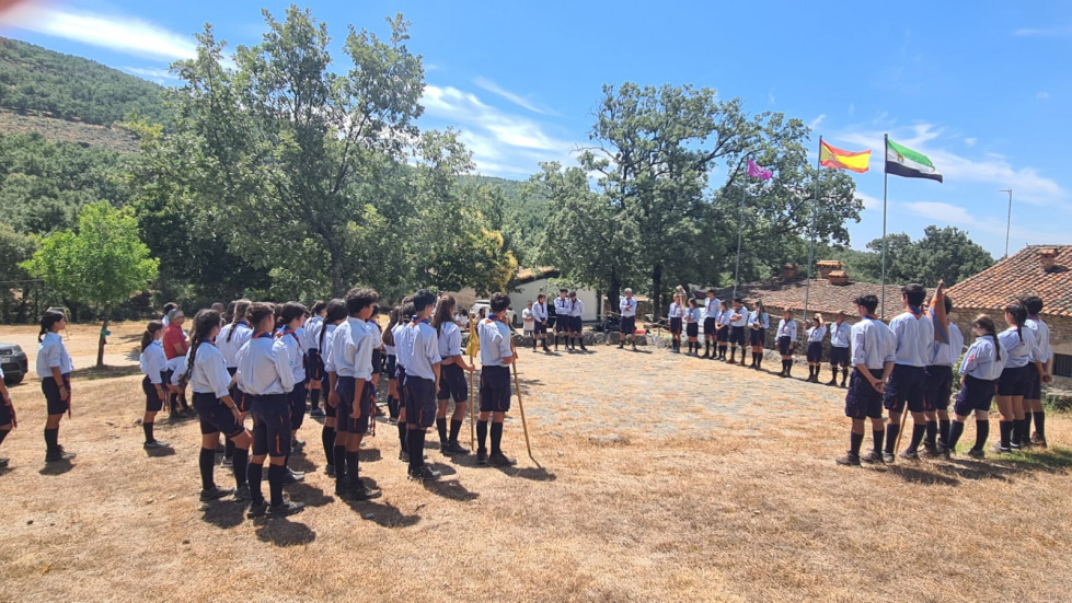 El Grupo Scout San José celebra su décimo aniversario con un campamento en Villamiel