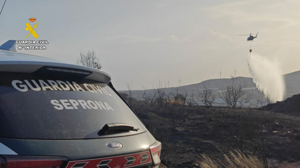 Detenida una mujer en Villamesías como presunta autora de varios incendios forestales intencionados