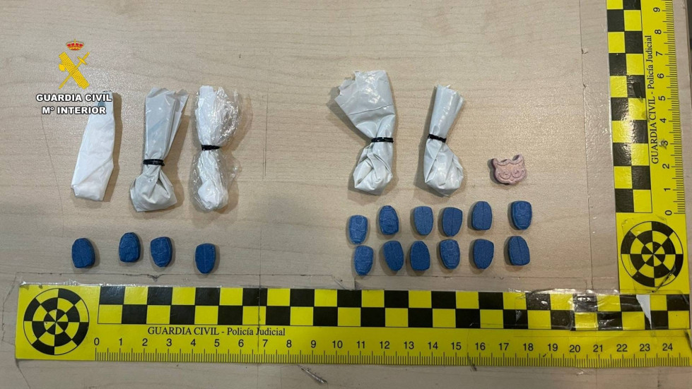 Detenidos dos hombres en Peraleda de la Mata con 75 dosis de cocaína
