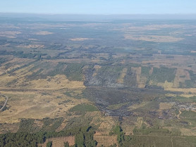 La Junta mantiene la Situación Operativa 1 del incendio de Valdecaballeros ante las previsiones meteorológicas