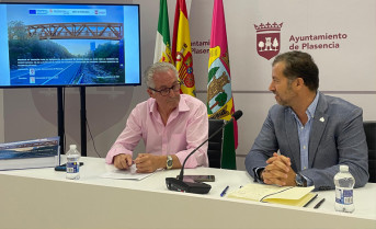 Plasencia construirá una pasarela de madera para unir la Vía Verde con Valcorchero