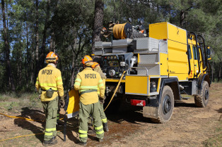 Extremadura registra 26 incendios forestales esta semana con más de 1.300 hectáreas quemadas