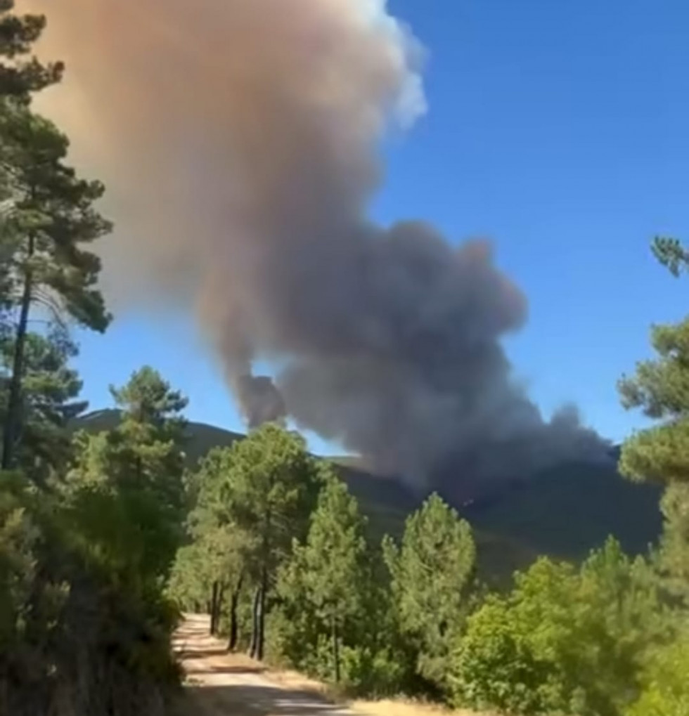 Estabilizado el incendio de Las Hurdes que ha calcinado unas 2.800 hectáreas