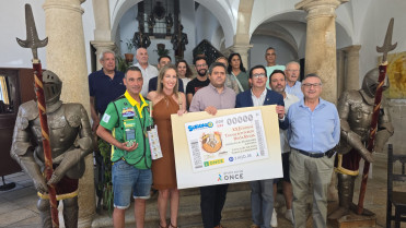 El Festival Boda Regia de Valencia de Alcántara imagen del cupón de la ONCE del 3 de agosto