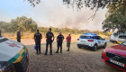 El Infoex declara el nivel 1 por un incendio de pastos en Badajoz