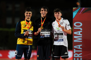 El pacense David Zurita conquista el bronce en los 400 metros del Campeonato de España
