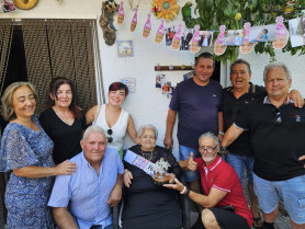 Eljas rinde homenaje a Ángeles Moralejo Vaquero en su 100 cumpleaños