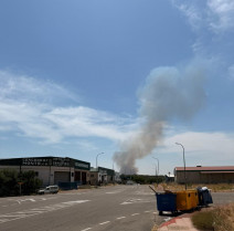 Activado el Nivel 1 del Plan Infoex por un incendio forestal cerca de Montehermoso