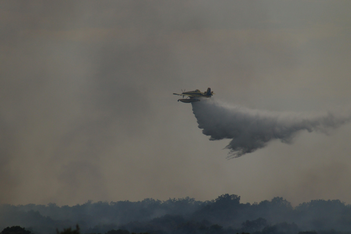 Incendio forestal, Montehermoso,