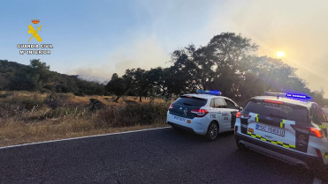 Desactivada la alerta por riesgo en el incendio forestal de Aldea del Cano