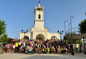 Más de 140 senderistas se dieron cita en la ruta senderista nocturna Oppidum Hornachuelos