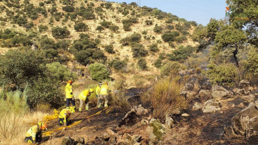 El incendio de Navalmoralejo que afectó a Extremadura desciende a nivel 0 y se levantan confinamientos