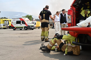Guardiola pide a los vecinos que sigan las instrucciones de las autoridades ante la virulencia de los incendios