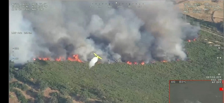 Alerta máxima en Extremadura: cuatro incendios simultáneos y más de 350 personas evacuadas