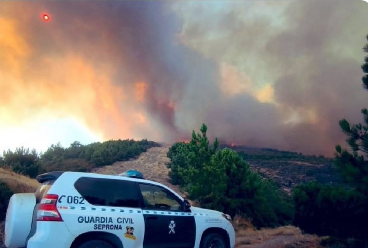 El incendio de Jarilla alcanza un perímetro de 48 kilómetros y sigue fuera de control