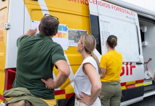 Guardiola exige al Gobierno más medios para frenar los incendios en Extremadura