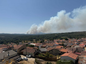 El incendio de El Payo sigue en nivel 2 pero sin riesgo de propagación a Extremadura