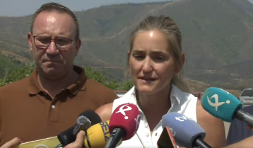 La ministra Aagesen caldea el ambiente de los incendios con Extremadura en llamas