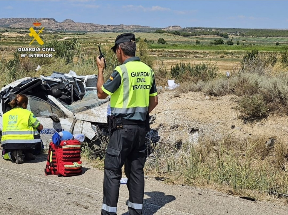 Pierde la vida un hombre en un accidente de tráfico en la Ex-214