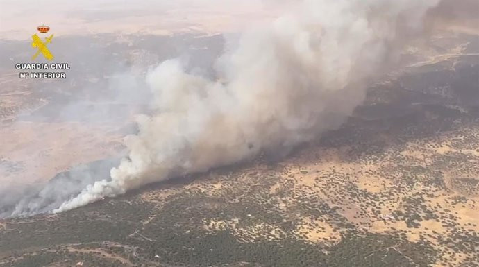 Cáceres en alerta por humo: recomiendan mascarillas por partículas PM2.5