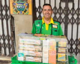El cupón extra del verano de la ONCE reparte 360.000 euros en Mérida