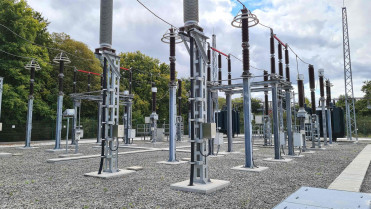 Avanza la infraestructura eléctrica de la línea de alta velocidad Madrid-Extremadura en Casatejada