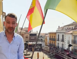 El alcalde de Jaraíz pide disculpas por los fuegos artificiales lanzados durante el incendio