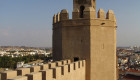 Se desprende un tramo de la muralla junto a la torre de Espantaperros en Badajoz
