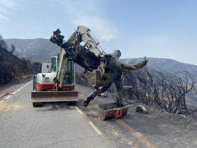 El puerto de Honduras reabre tras días de reparación por los incendios forestales