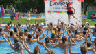 Un Festival de Aquazumba despide los cursos de aquaerobic en Coria