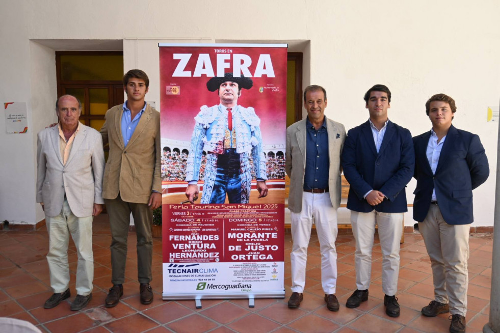 Morante de la Puebla, Emilio de Justo y Juan Ortega torearán en la Feria Taurina de Zafra