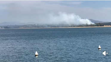 Tres incendios consecutivos en la Isla de Borbollón encienden la alarma en Sierra de Gata