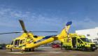 Evacuado en helicóptero al hospital un hombre tras sufrir un accidente de tráfico