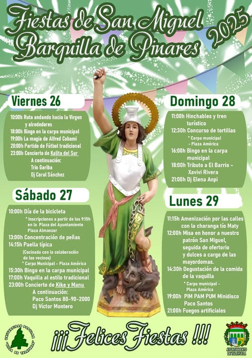 Fiestas san miguel barquilla