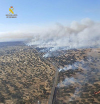 Siete investigados por varios incendios forestales registrados en la provincia de Cáceres